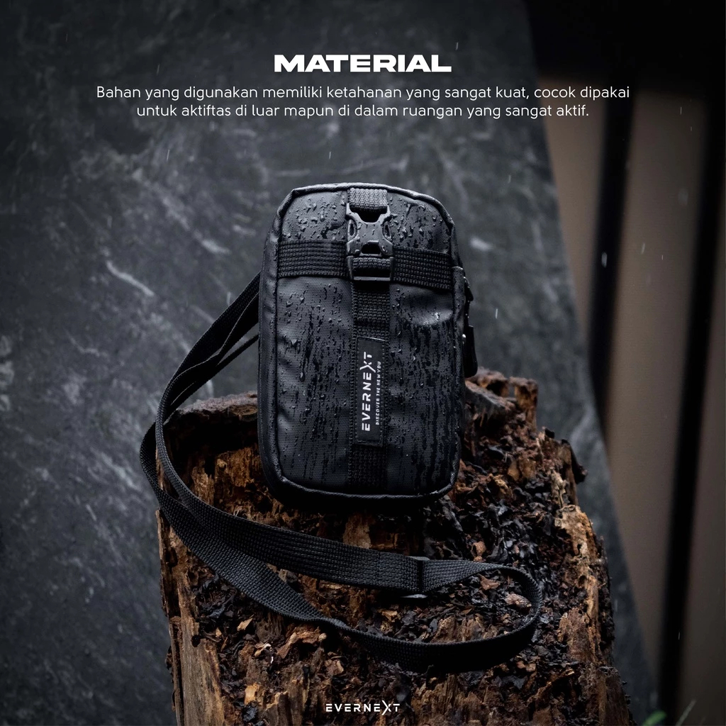 Evernext - Sling Phone Pria Tas Gantung Leher Pria Tas Selempang Mini Pria Waterproof - Maxi