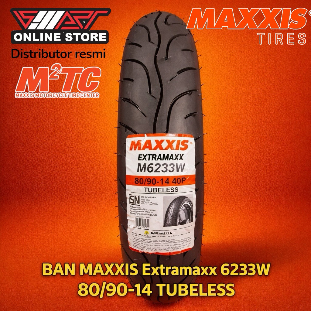 BAN MAXXIS 80/90-14 EXTRAMAXX M6233