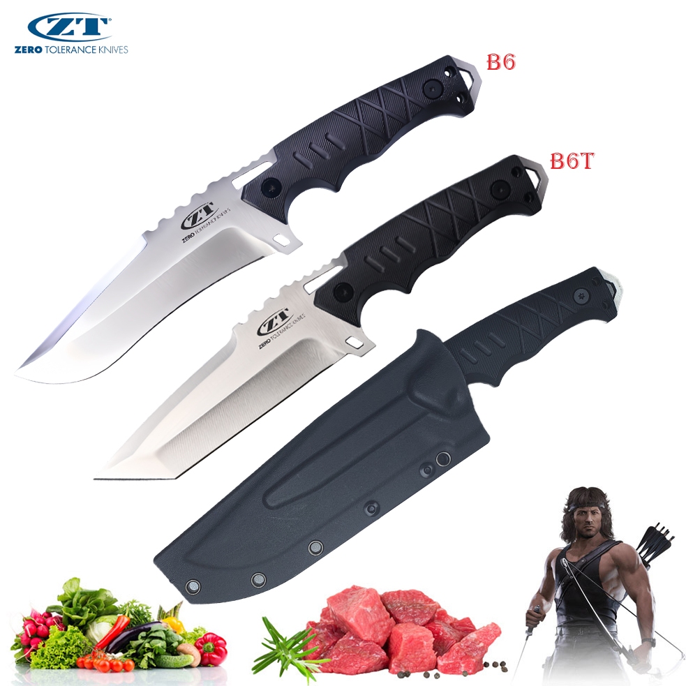 Pisau Kemah Luar Ruangan Berkualitas Tinggi ZT, Pisau Berburu, Pisau Taktis, Pisau Bela Diri...Desai