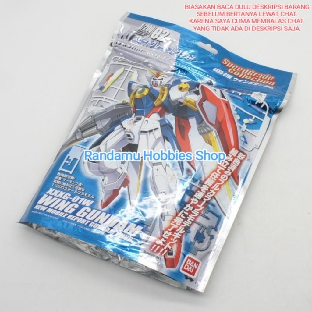 Speed Grade Wing Gundam [Bandai] RARE - ( TAG : LBX Amazing Strike Freedom Zero EW Barbataurus Helio