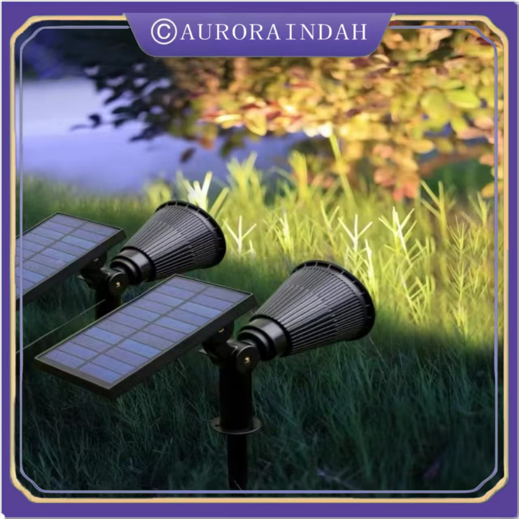 Lampu Led Tenaga Surya, Lampu Sorot Luar Ruangan Led Tenaga Surya, Anti Air, Kontrol Lampu Lantai, L