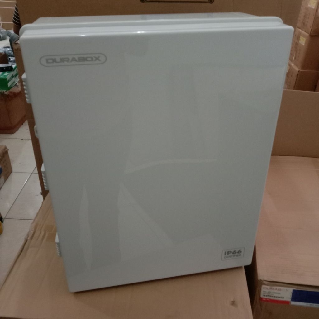 Box Panel Plastik ABS 300x400 x 180 mm LENGKAP Base Plate Durabox Junction Box 30x40 x 18 cm MURAH