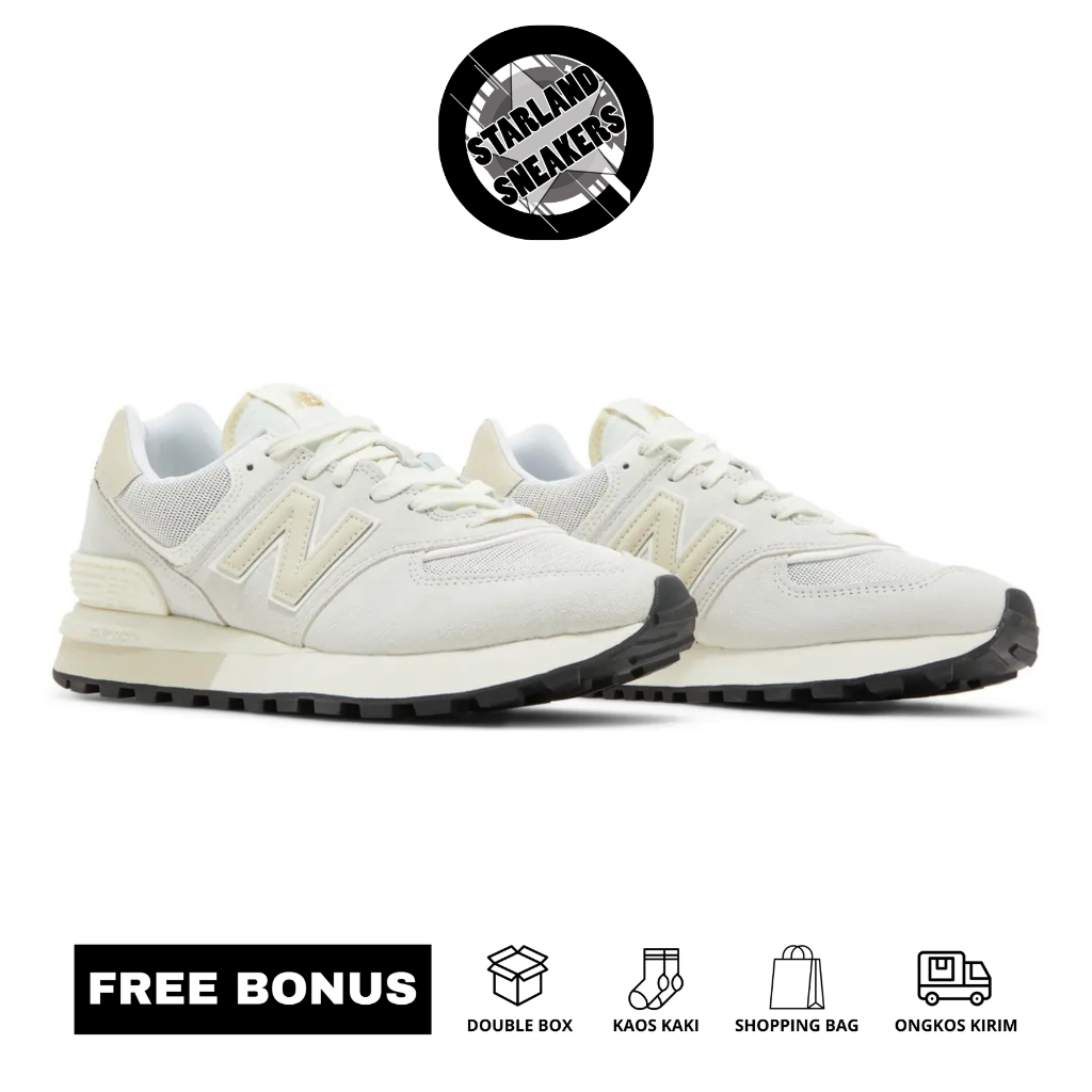 StarlandSneakers - Sneakers NB 574 Legacy Ivory Made In Vietnam 100%