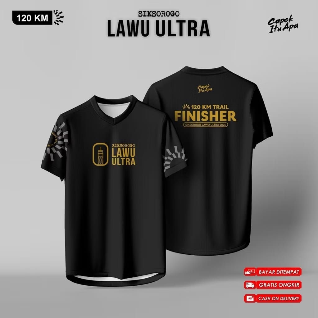 JERSEY FINISHER LARI RUNNING TRAIL MARATHON SIKSO ROGO LAWU ULTRA 2025