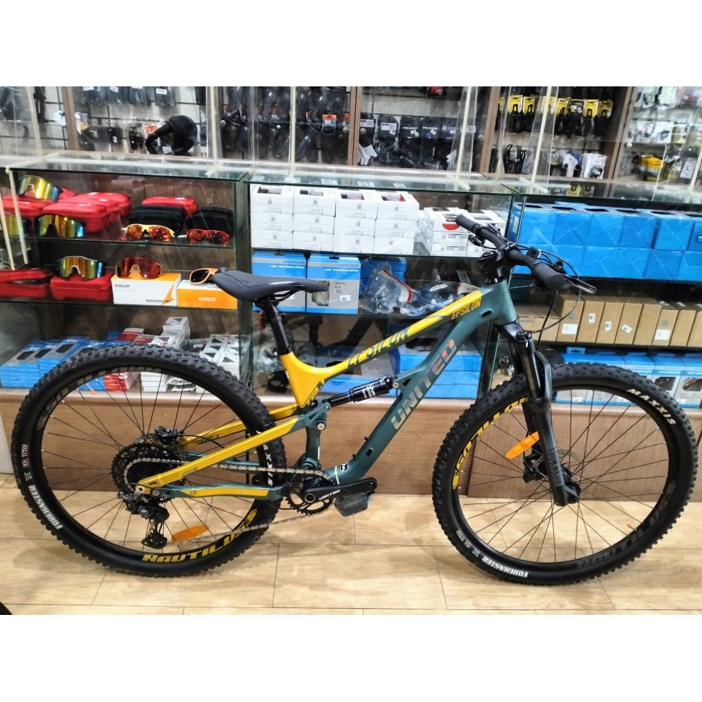 Sepeda Fullsus United Epsilon T2.1 Size M Ring 29 Inch 1x12 Speed Shimano Deore XT