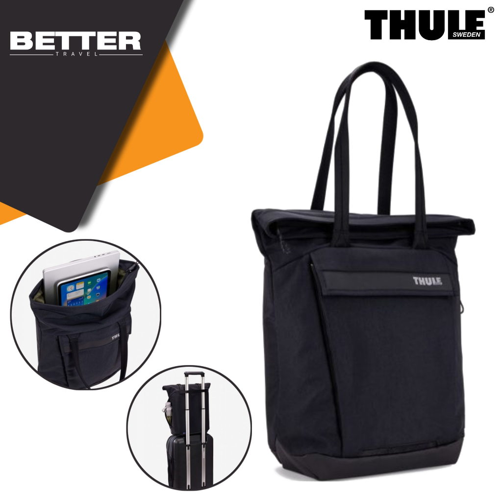 THULE tote bag traveling laptop 16 inch + tablet 12 inch kasual daily unisex nylon material