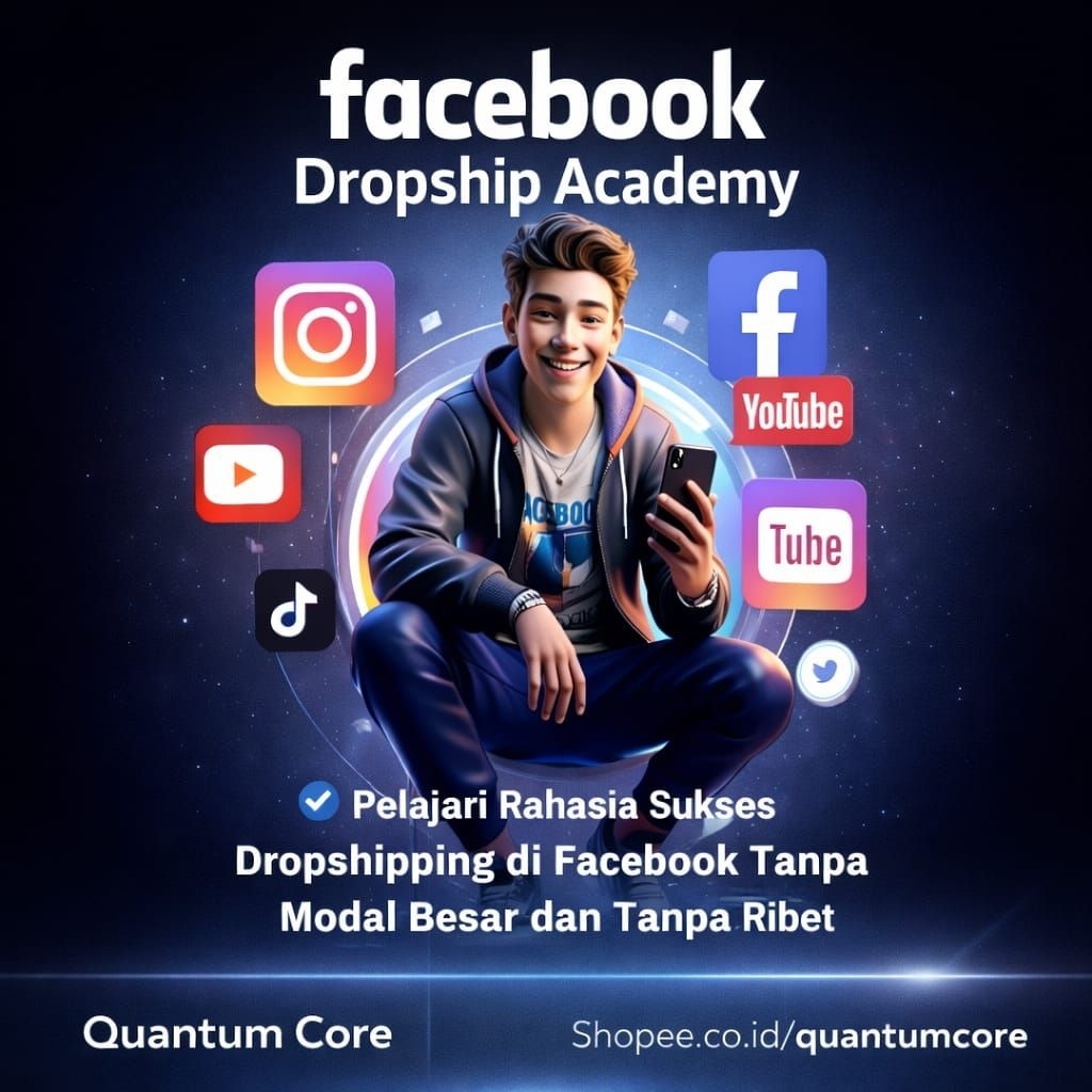 ( LIFETIME ACCESS ) E-122 KELAS METODE JITU BANGUN BISNIS DROPSHIP DENGAN FB - BANGUN BISNIS DROPSHI