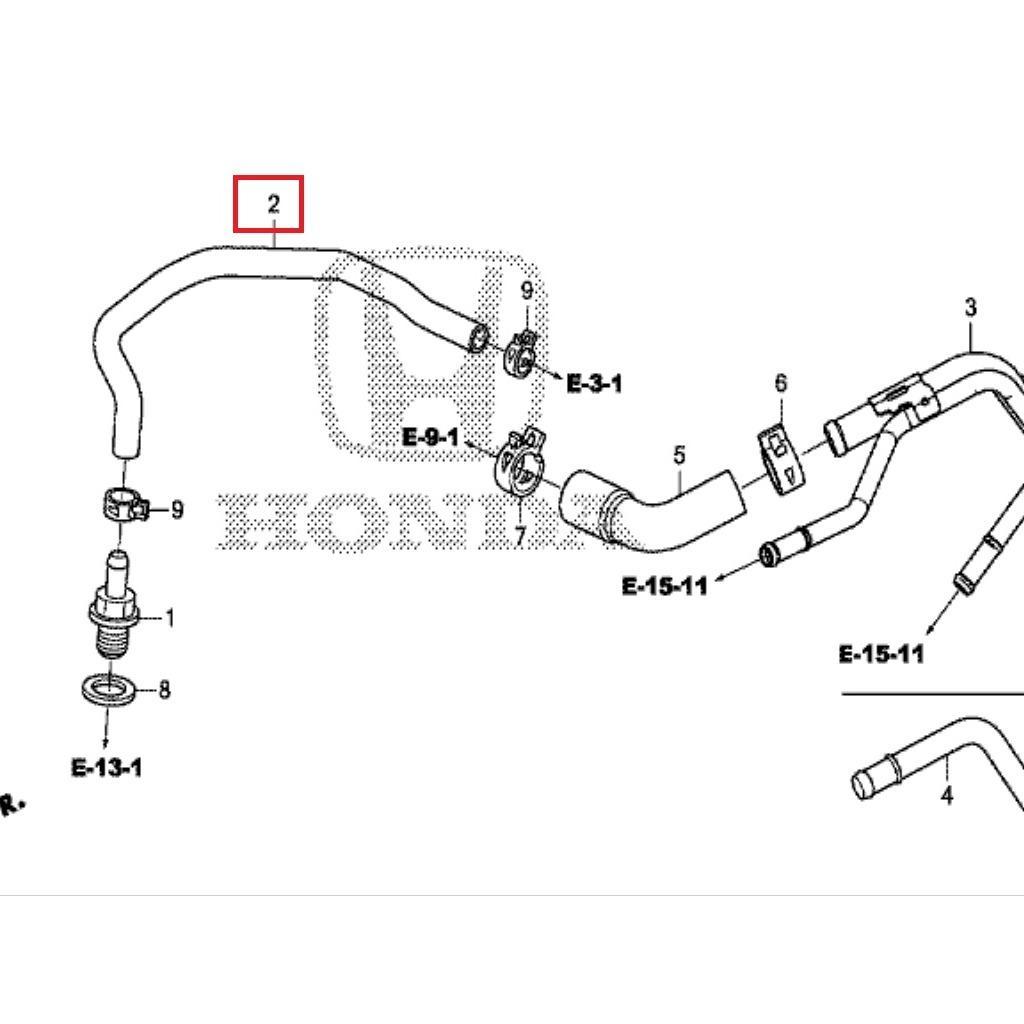Selang Pcv Valve HRV CRV CIVIC