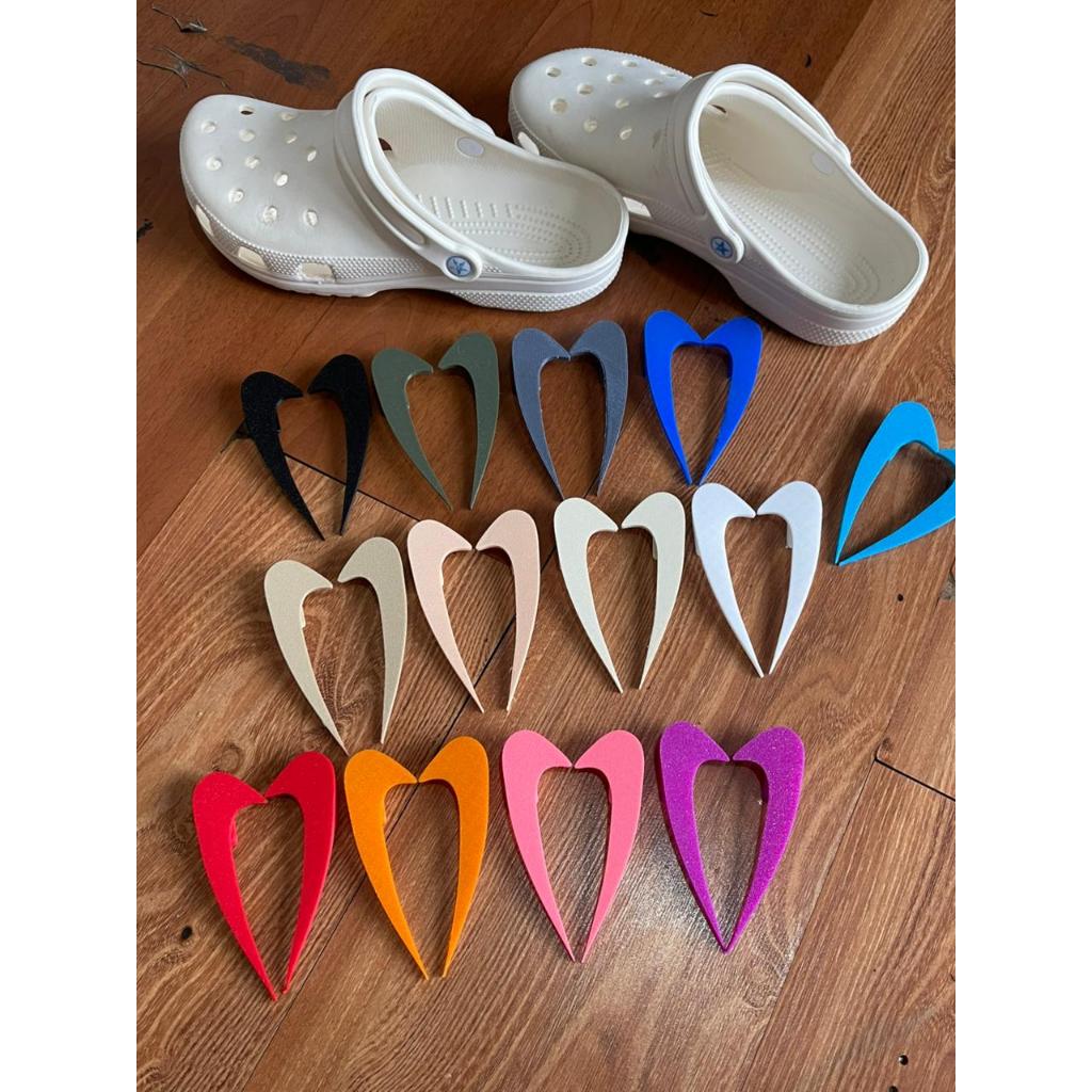 Jibbitz V1 Polos Hiasan Sendal Crocs 3D Print Pria Wanita | Pin Sendal Crocs Bagian Samping