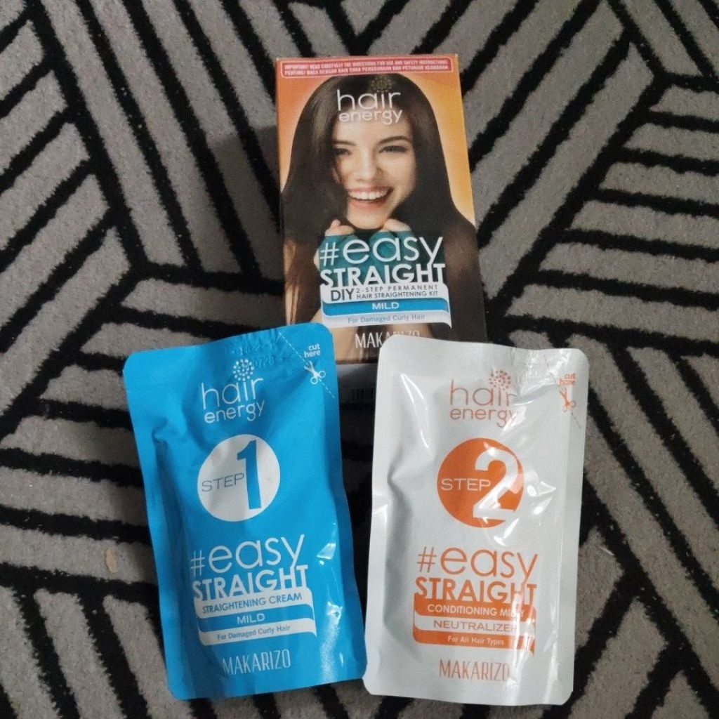 Makarizo Pelurus Rambut Mild   Untuk Rambut Keriting dan  rusa