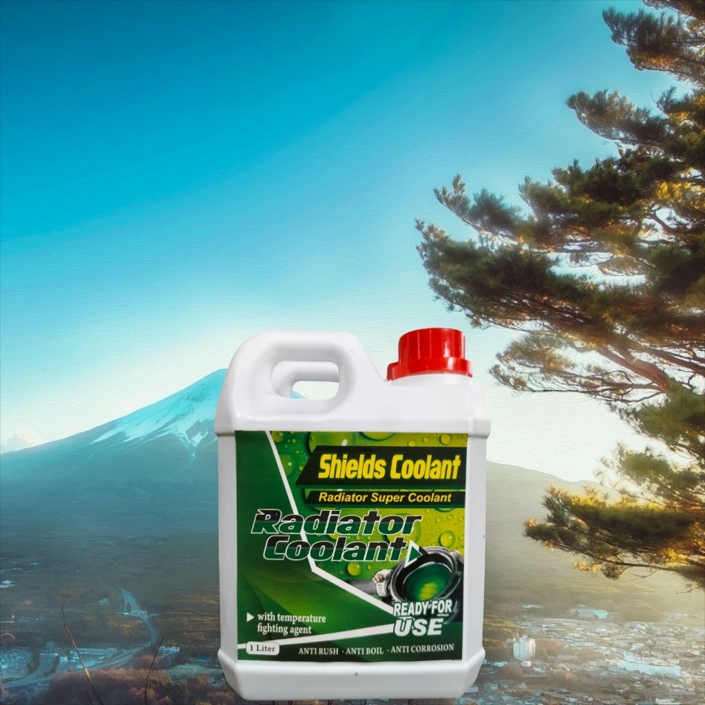 Hemat Rp450 dengan koinAir Radiator 1 Liter SHIELDS Coolant motor Vario 125 150 Satria Vixion Nmax A