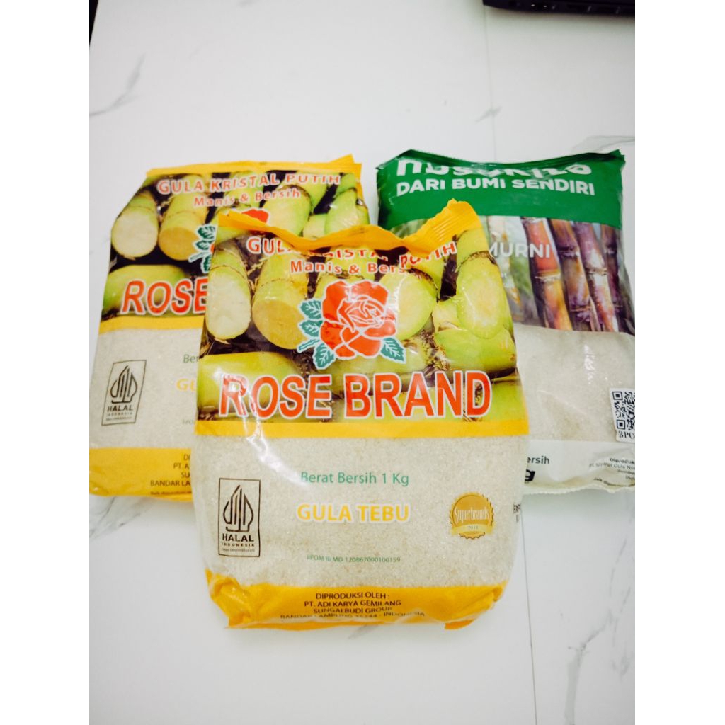 Gula Pasir 1 kg | Rose Brand Surabaya