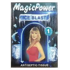 6 Sachet Tisu Magic Power Ice Blast - Aroma Ice Blast, Menjaga Kebersihan, Efek Tahan Lama
