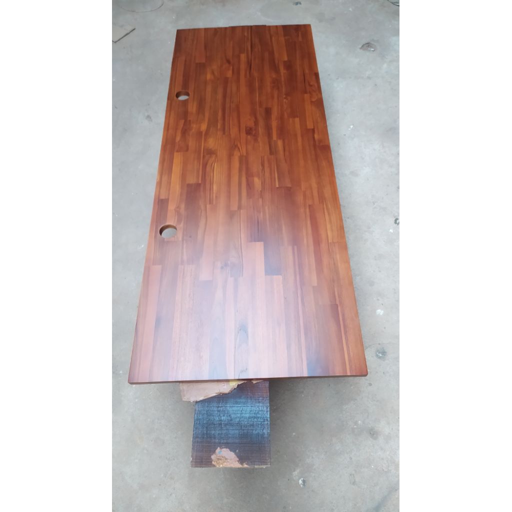 top table  jati fjl/ daun meja jati