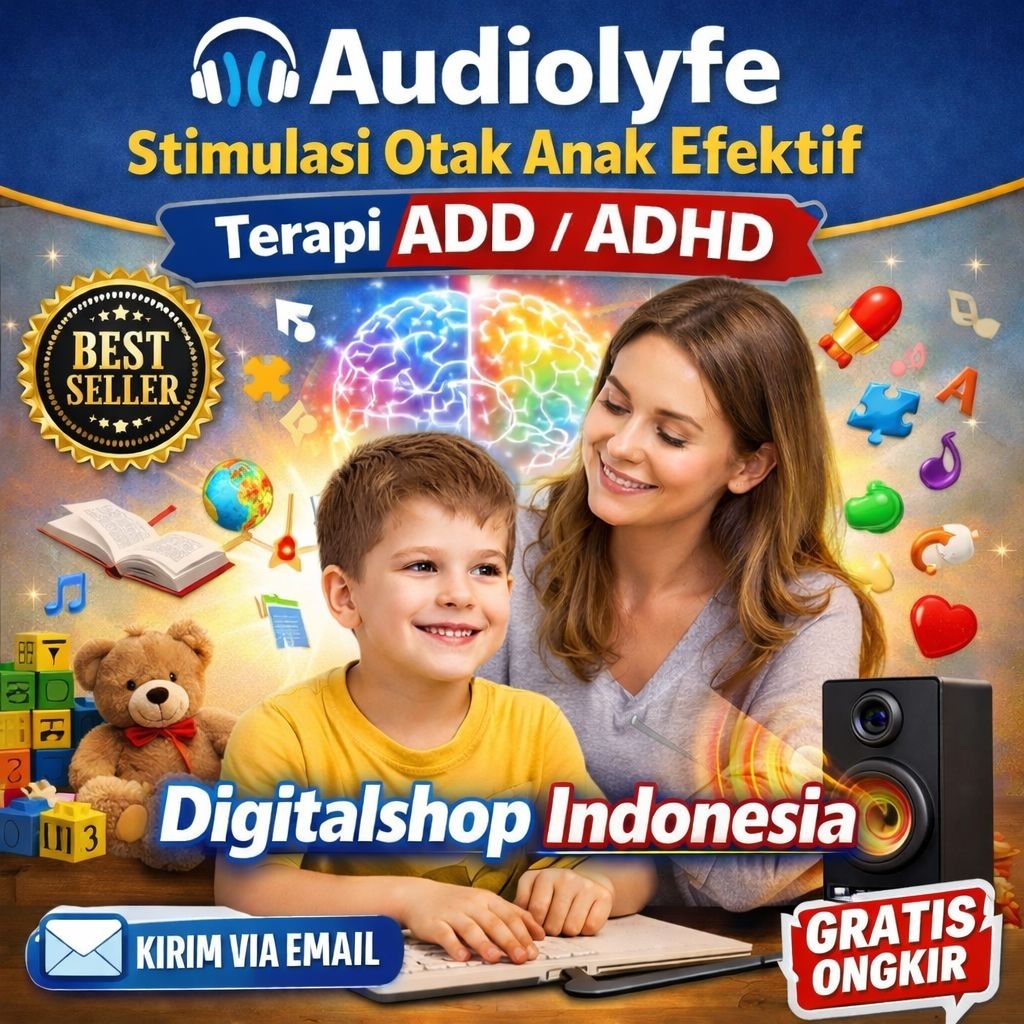 Audiolyfe Stimulasi Otak Anak Efektif Terapi ADD | ADHD
