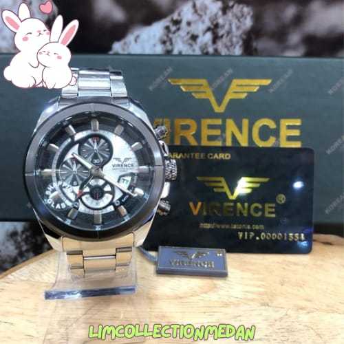 Jam Tangan Pria Virence Rantai Besi