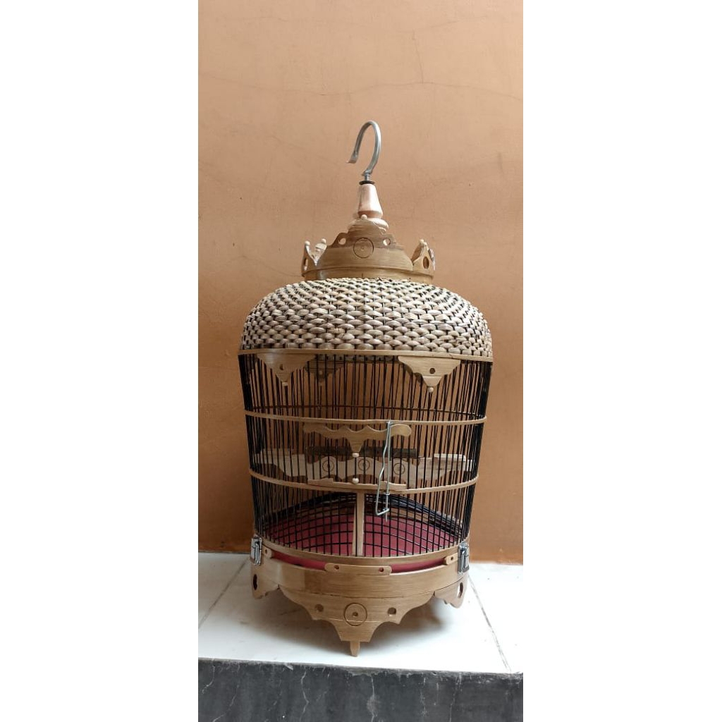 sangkar perkutut sangkar klasi sangkar full bambu