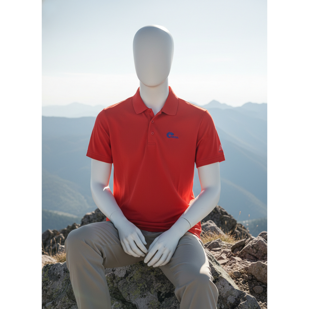 Nepa T-Shirt Merah Polo Katun Size M