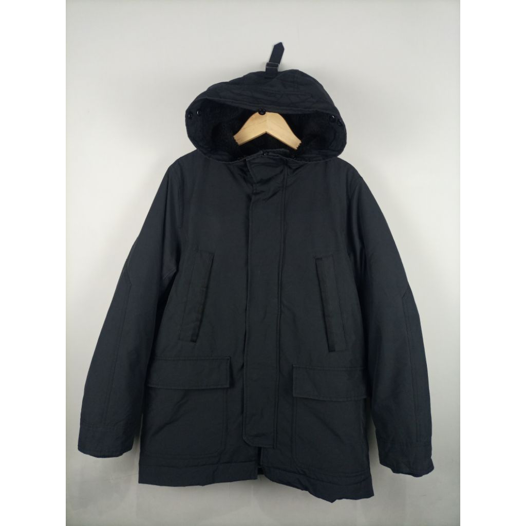 Jaket GAP Original Winter Parka Gelembung Gembul_Hitam_Like New/New_Size Masuk L