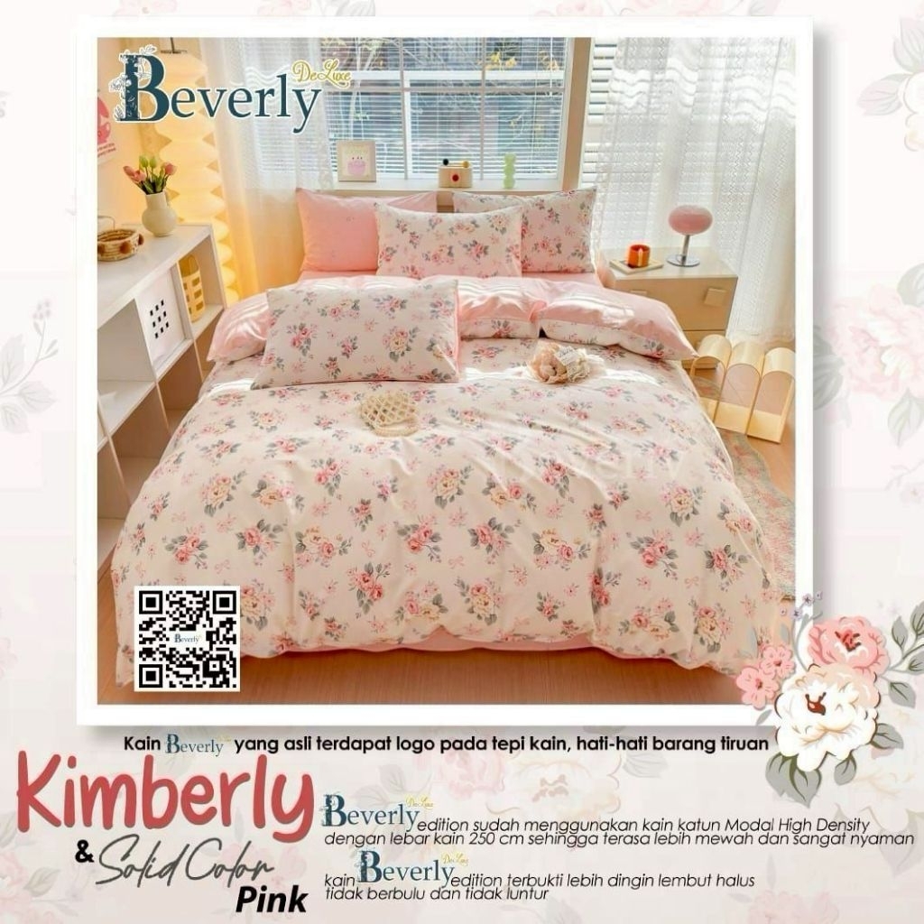 Sprei Katun Beverly motif Kimberly