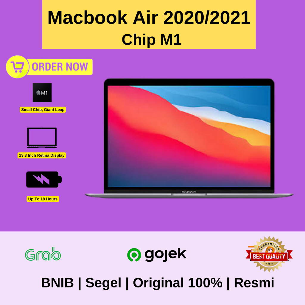 Apple Macbook Air M1 2020/2021 512Gb | 256Gb Chip M1 Termurah