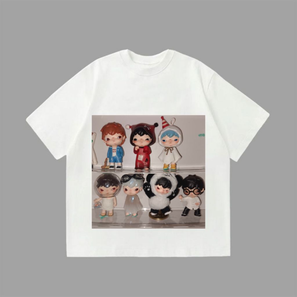 (kaos motif) BACA DESKRIPSI hirono Chinese Kungfu Fading Hiding Sunny doll kaos tshirt cloth clot re