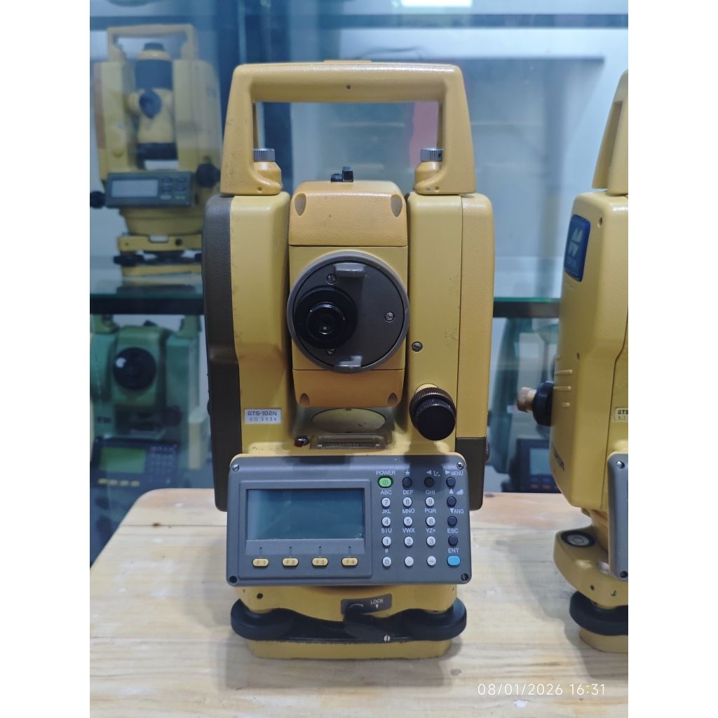 Total Station Topcon GTS-102N Second Komplit