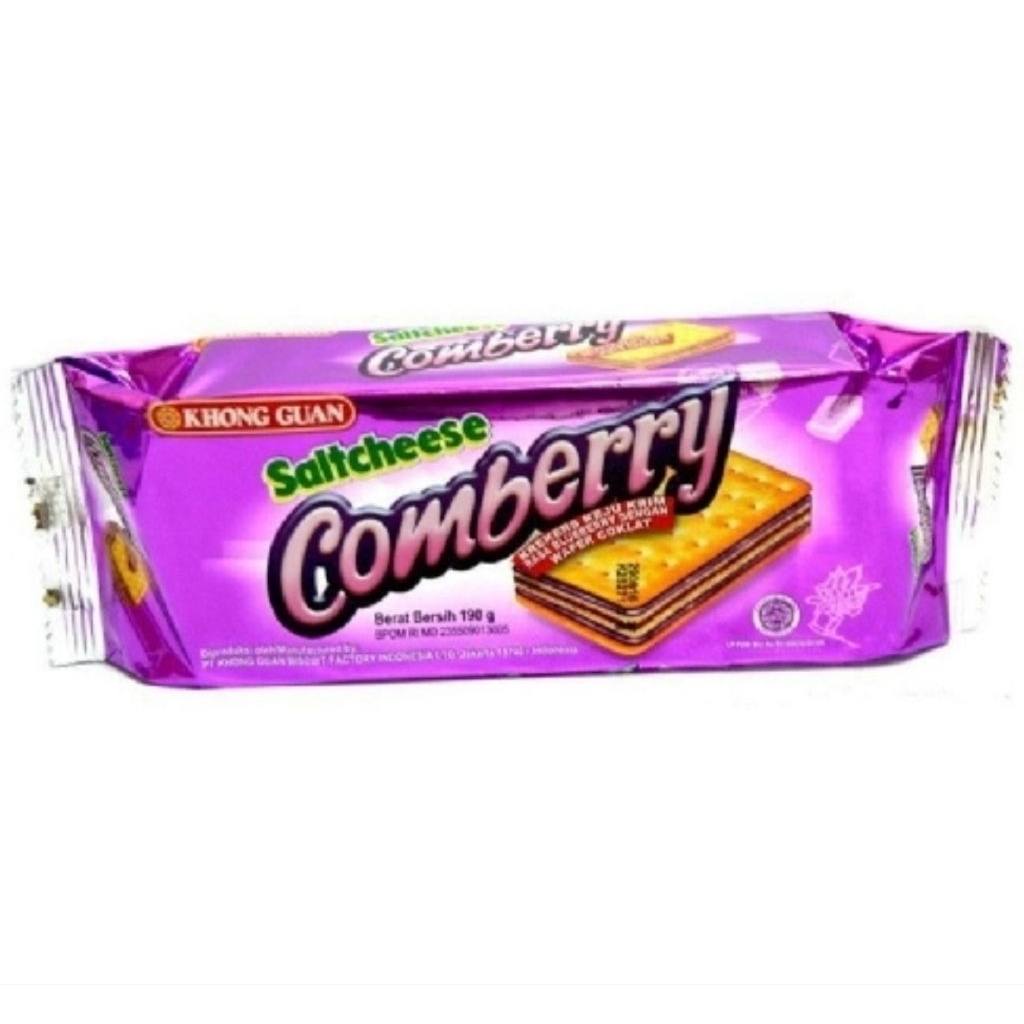 Khong Guan Saltcheese Comberry 175 gr