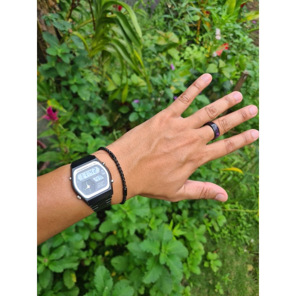 Jam tangan Citizen Quart Crystron Lc vintage rare item original