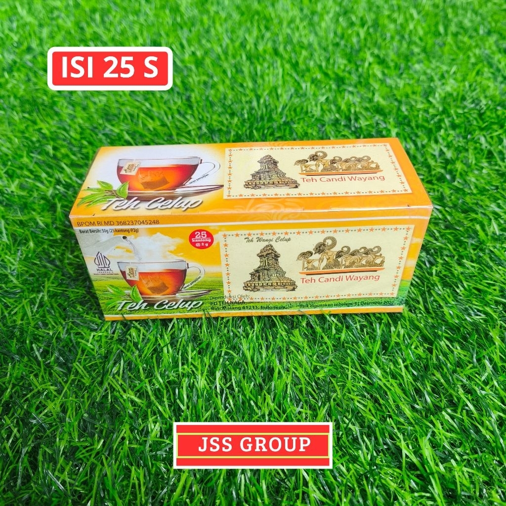 teh wayang candi (celup) 1 pcs murah