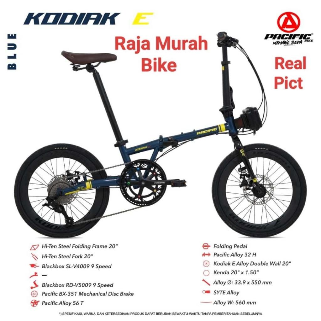 Sepeda Lipat Pacific Kodiak E 20 Inch Sepeda Lipat 20 Inch Pacific