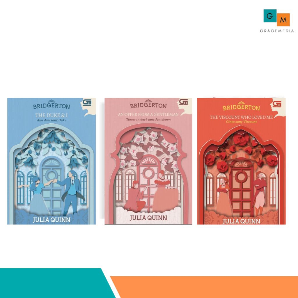 Buku Novel Julia Quinn Bridgerton Aku dan sang Duke (The Duke and I) - Cinta sang Viscount (The Visc