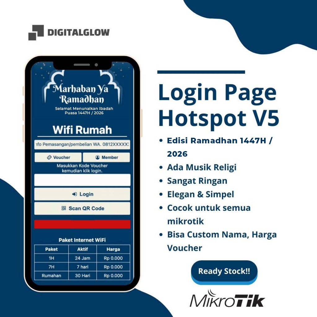 V5 Template Login Page Edisi Ramadhan 1447H / 2026