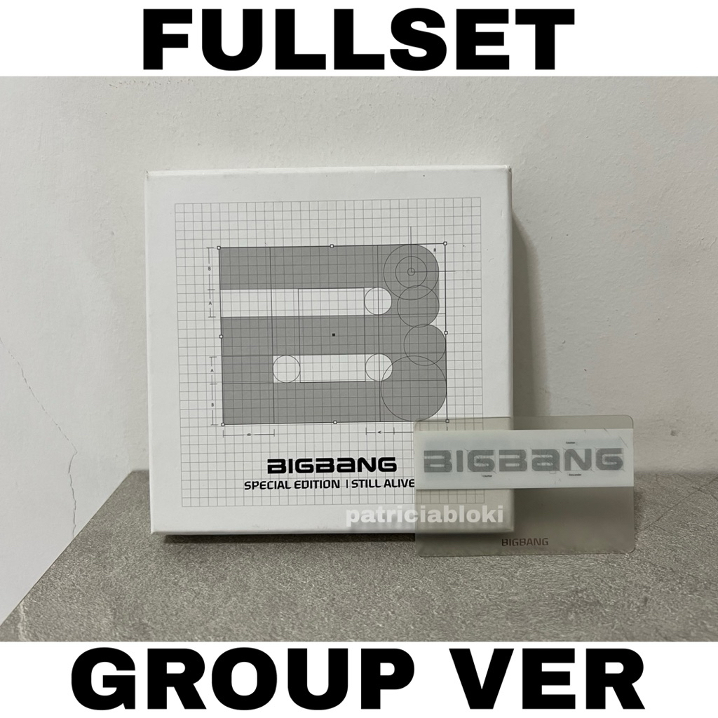 Fullset Album BIGBANG Still Alive Group Ver BIG BANG GD GDragon G-Dragon T.O.P TOP Choi Seunghyun Th