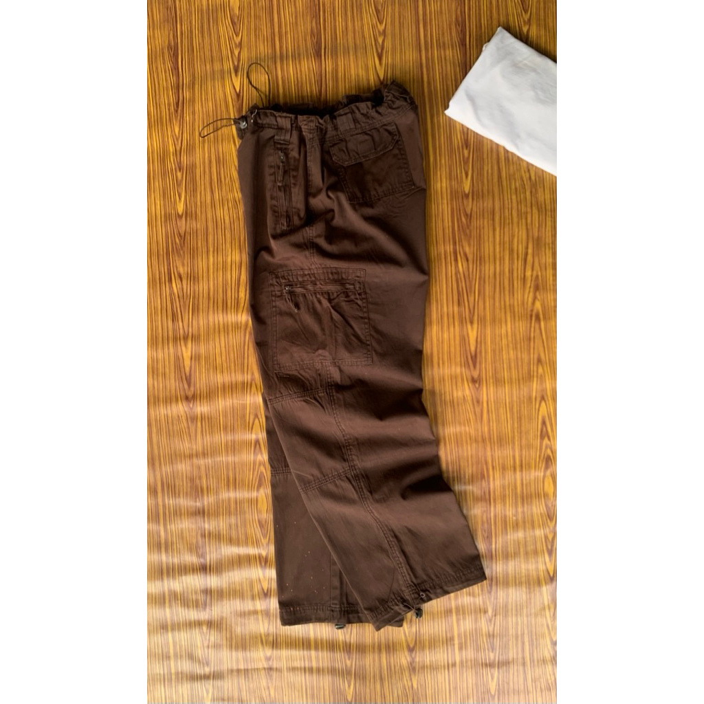 Darkbrown Cargo Pants y2k
