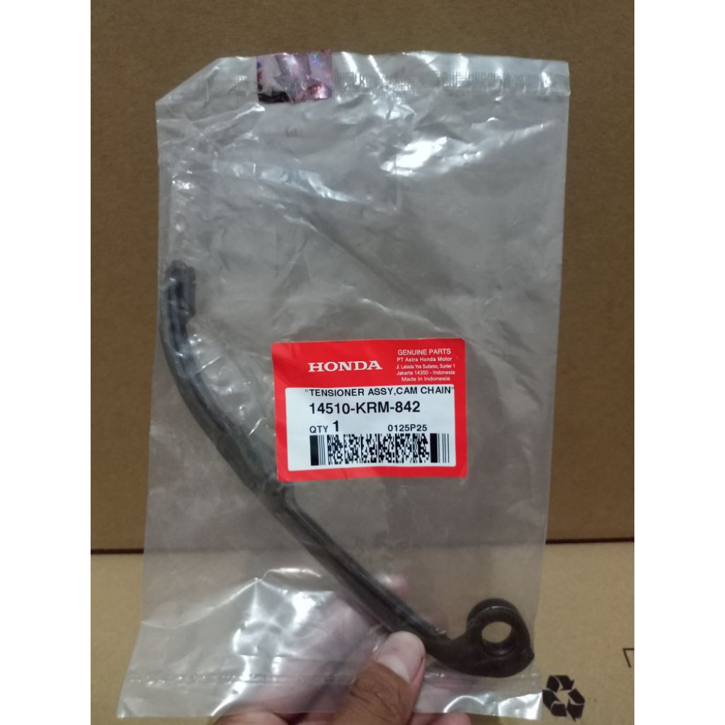 14510-KRM-842 Lidah Tensioner Atas Honda Verza CRF 150 Mega Pro Mono FI. ORIGINAL AHM