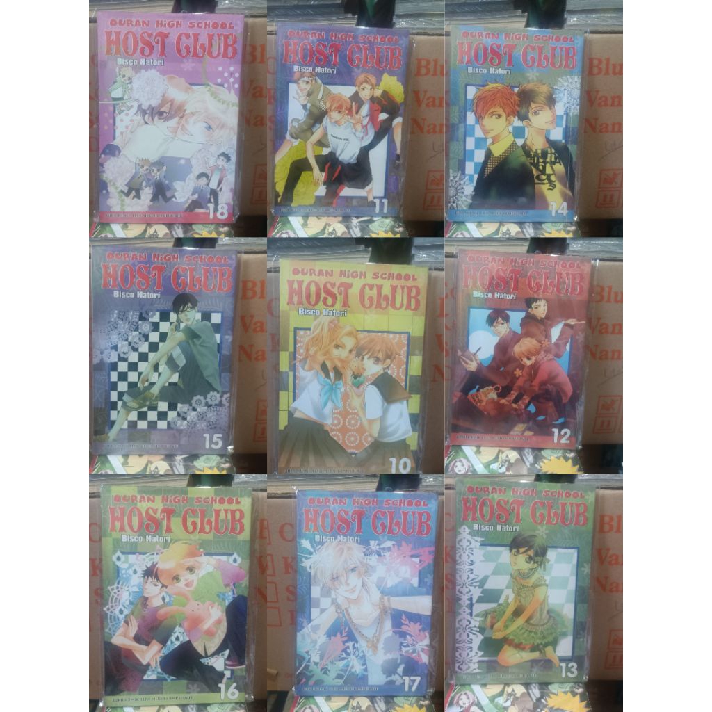 Komik Ouran high school host club 1,2,3,4,5,6,7,8,9,10,11,12,13,14,15,16,17,18 / komik ouran high sc