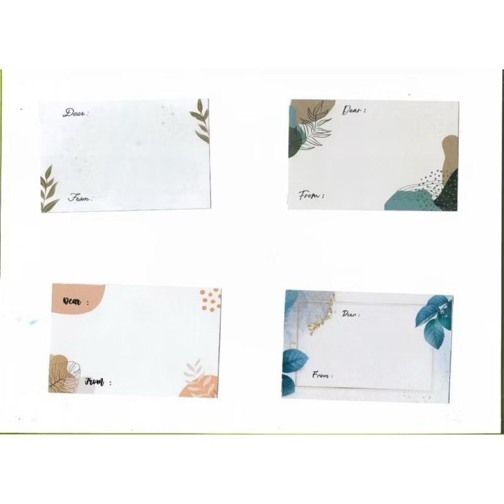 (10pcs) KARTU UCAPAN POLOS - GREETING CARD POLOS - GREETING CARD AESTHETIC - GIFT CARD