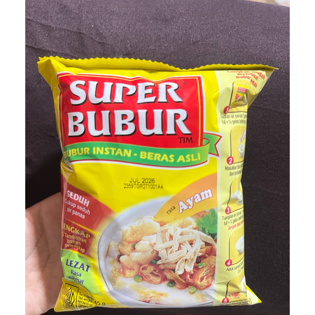 Super Bubur Instan Rasa Ayam
