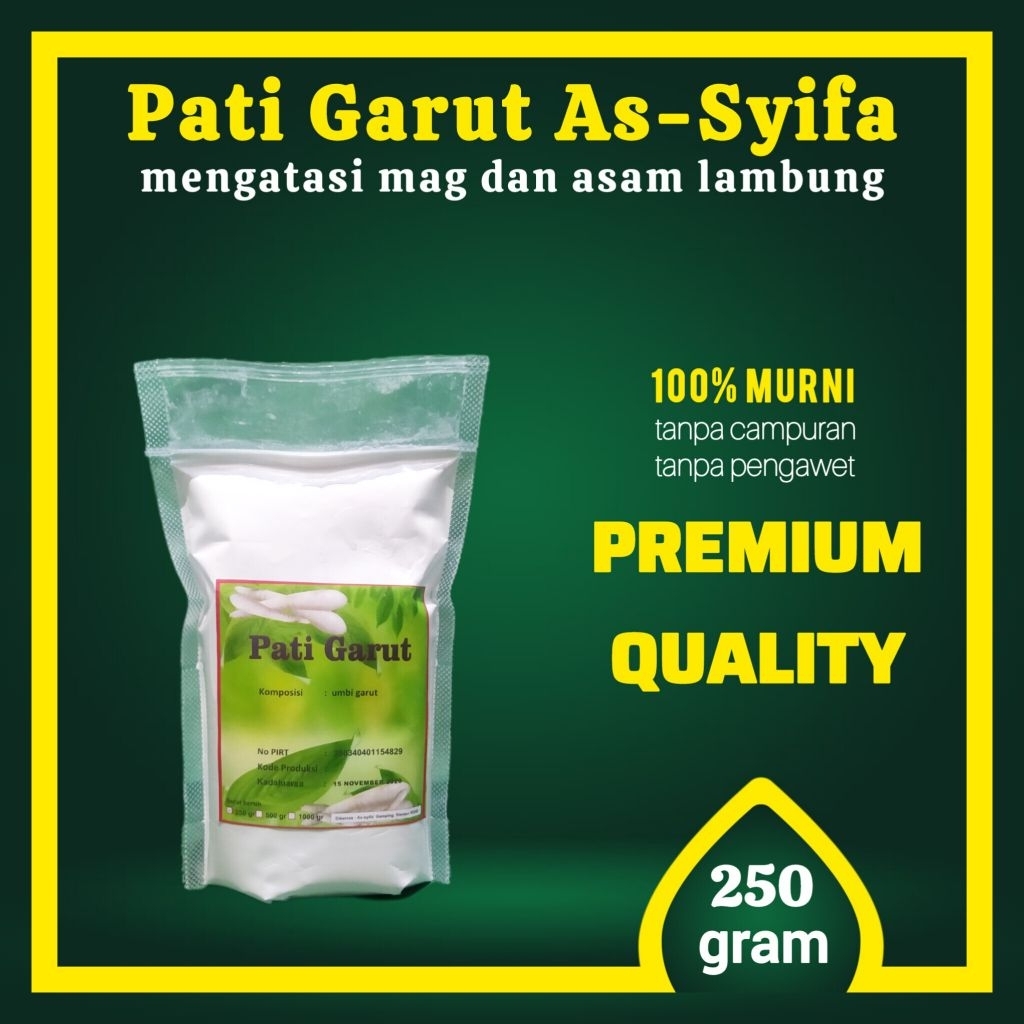 Tepung Pati Garut Premium Quality 250gr