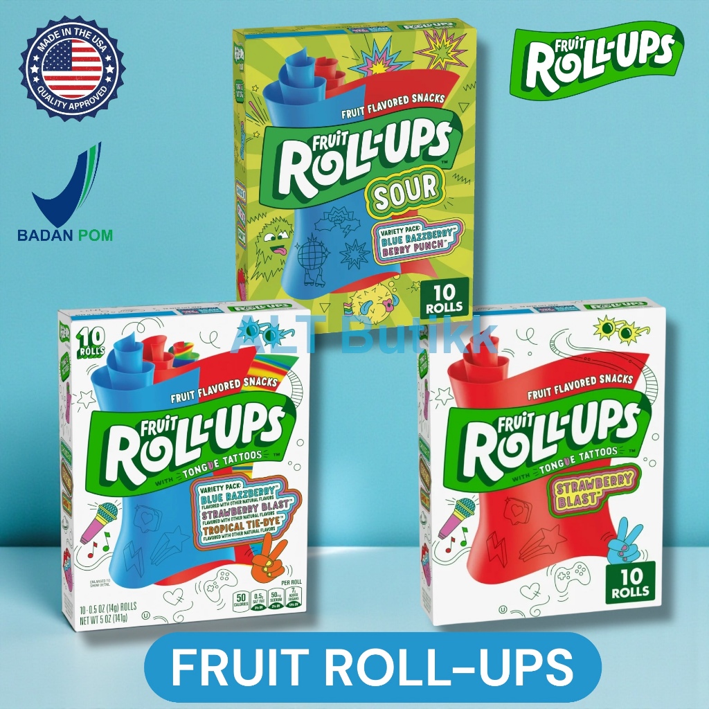 FRUIT ROLL-UPS VARIETY PACK | FRUIT FLAVORED SNACKS 5 OZ | FRUIT ROLL UP USA