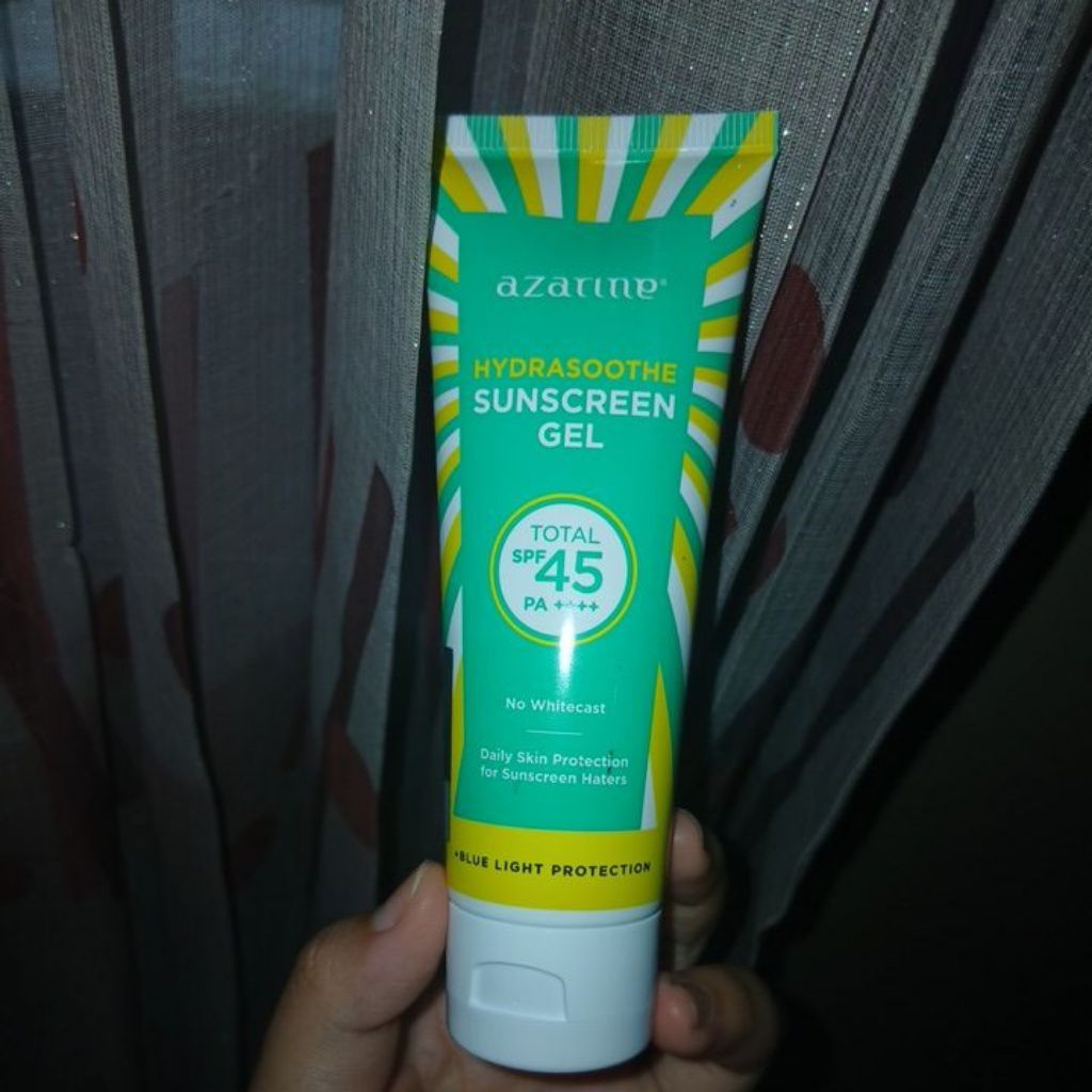 Preloved Azarine Sunscreen Hydrasoothe Gel spf 45 PA++++