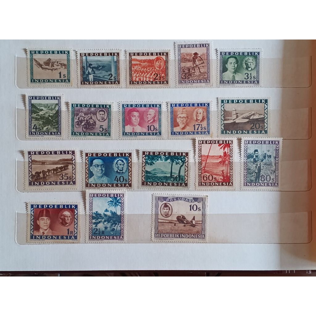 Prangko RIS, Perangko Repoeblik, Wina