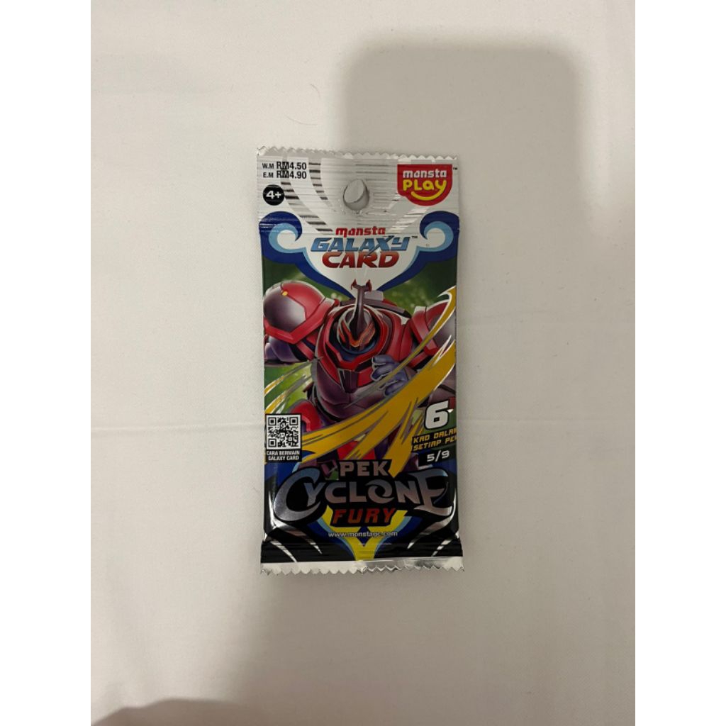 Kartu BoBoiBoy Pek Cyclone Fury ORI Malaysia no 5/9