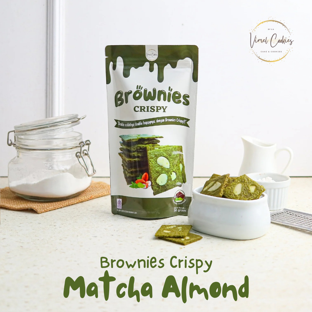 Vimel Cookies Brownies Crispy 50gr - Matcha