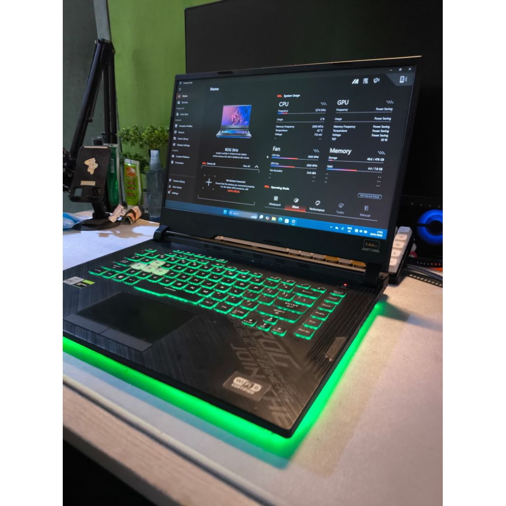 Asus Gaming Laptop ROG STRIX G512Li Core i7-10750H Nvidia GTX 1650Ti