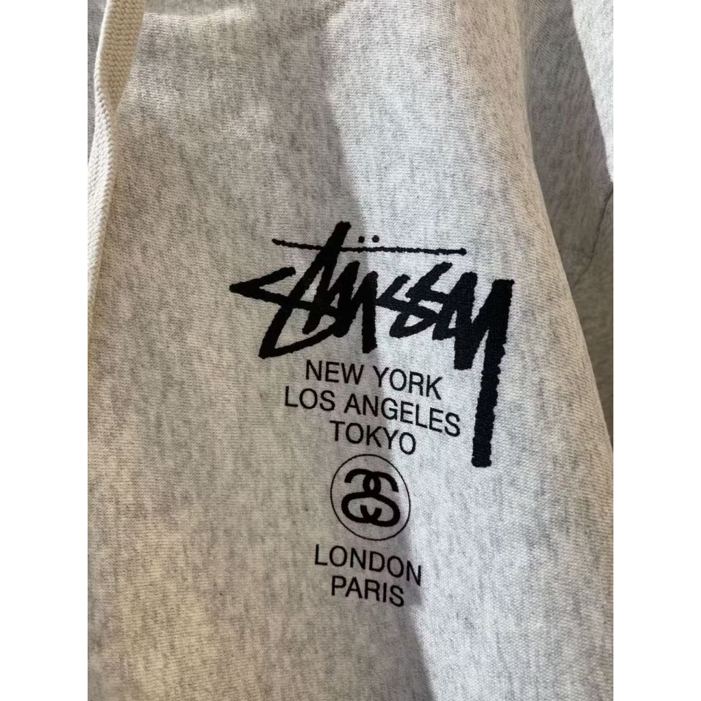 Hoodie Zipper Stussy Original