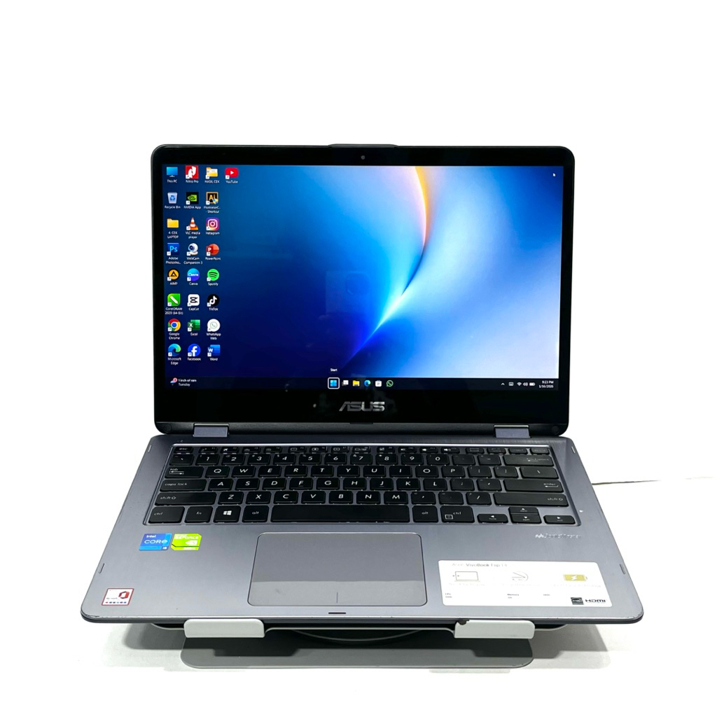 Laptop ASUS VIVOBOOK FLIP 14 TP410UR TOUCHSCREEN - Intel Core i5-7200U NVIDIA 930MX VRAM 2GB 14-Inch