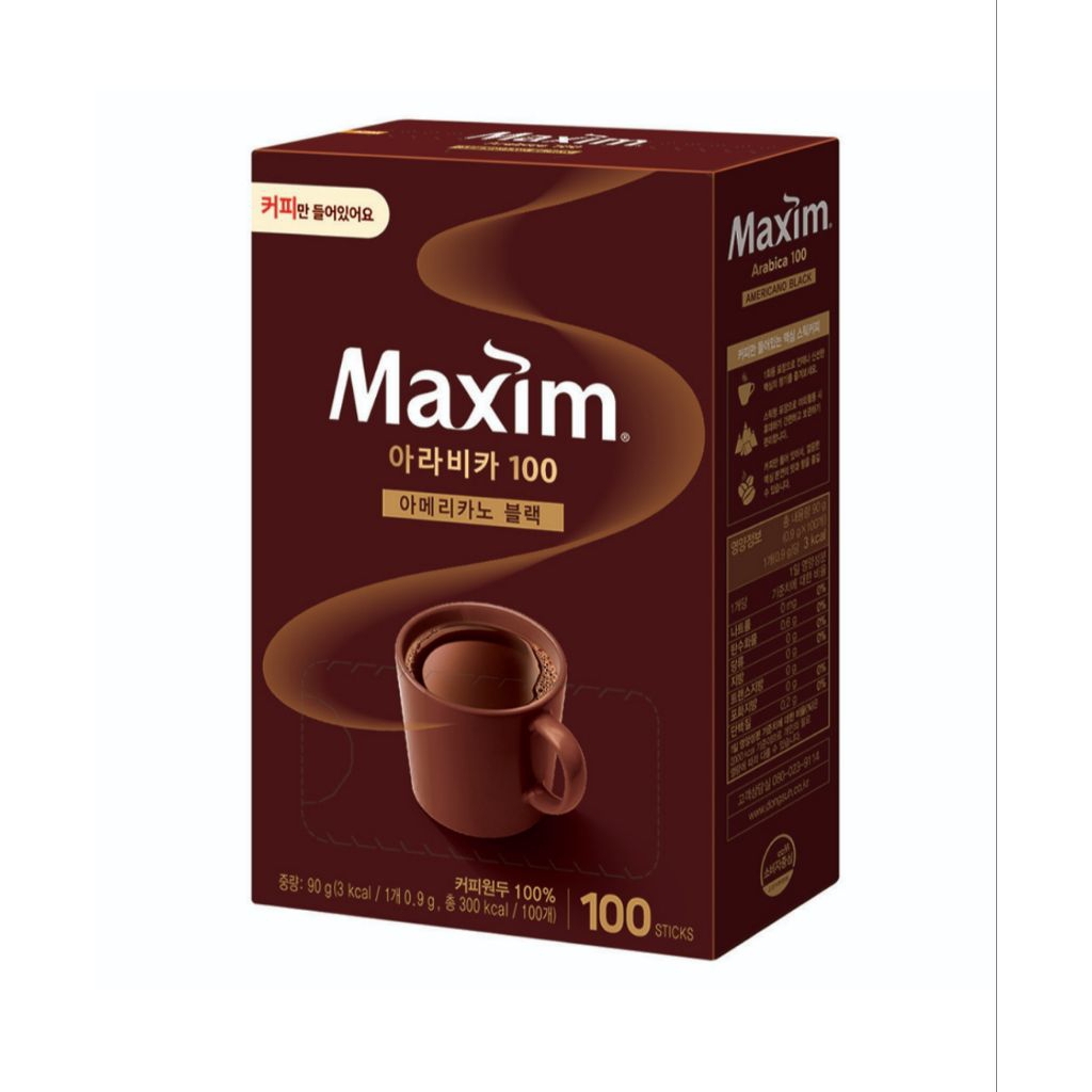 Maxim Arabica100 Americano Coffee/Kopi Hitam Korea