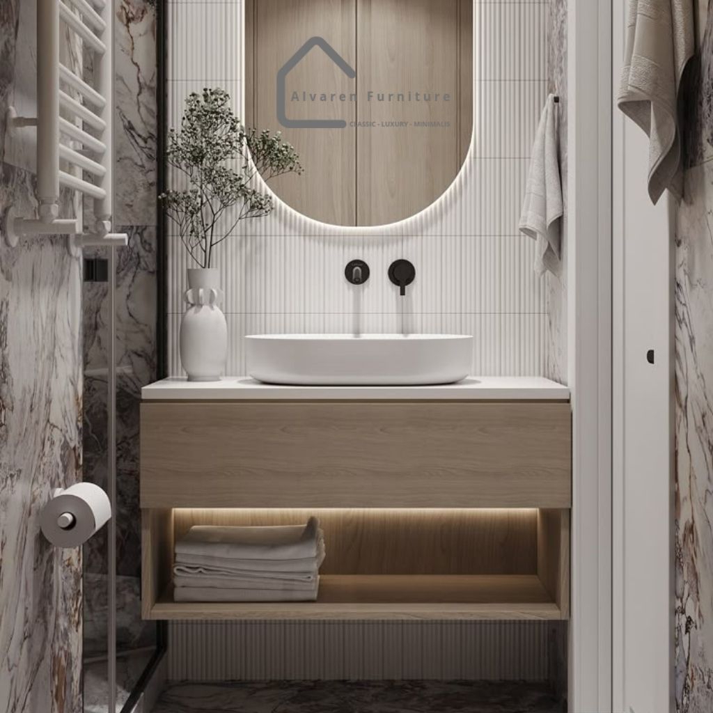 Cabinet wastafel kamar mandi minimalis